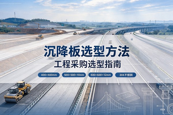 四子王旗沉降板选择方法