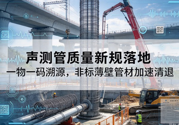 四子王旗声测管质量新规落地，一物一码溯源，非标薄壁管材加速清退