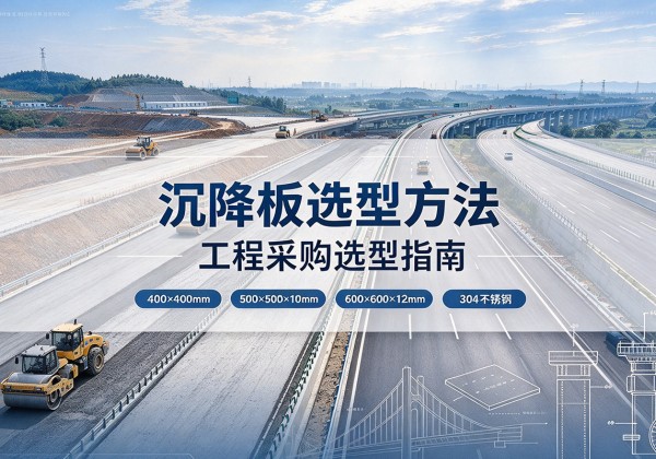 四子王旗沉降板选择方法